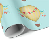 Heißluft-Ballone Geschenkpapier (Rolleneckpunkt)
