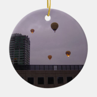 Heißluft-Ballone über Melbourne Keramik Ornament