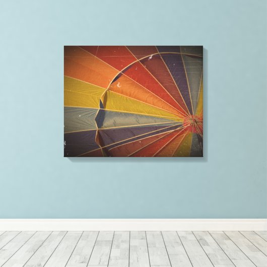 Heißluft Leinwanddruck (Insitu (Holzboden))