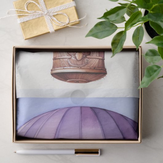 Heißluftballon 1 Decoupage Papier (Geschenk)