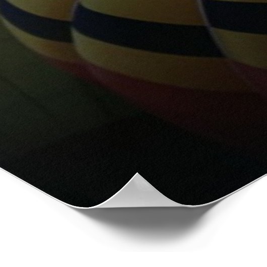 Heißluftballon #1 poster (Ecke)