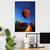Heißluftballon #1 poster (Heimbüro)