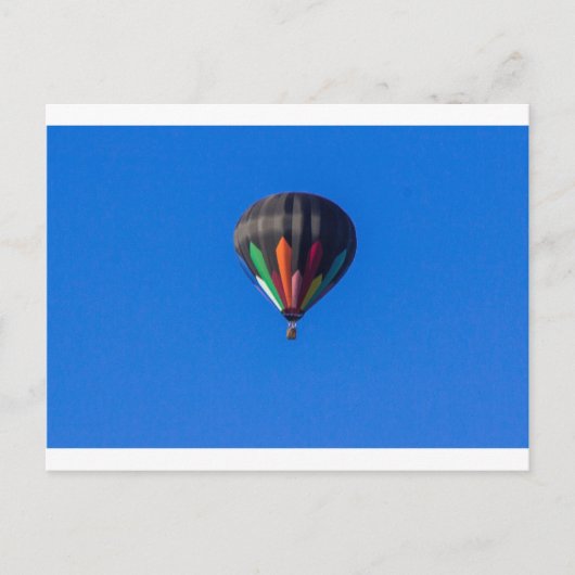 Heißluftballon 1 postkarte (Vorderseite)