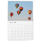 Heißluftballon 2026 kalender (Jan 2027)