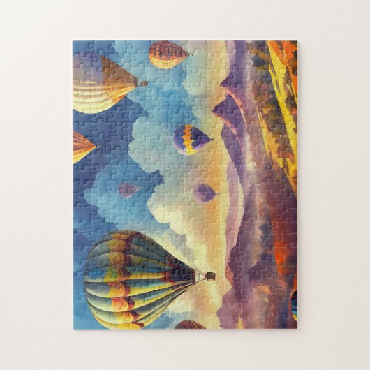 Heißluftballon 2 Leichte Hirngespinste Foto Puz Puzzle (Vertikal)