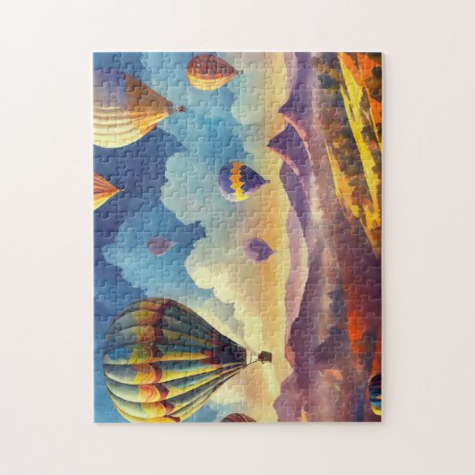 Heißluftballon 2 Leichte Hirngespinste Foto Puz Puzzle (Vertikal)