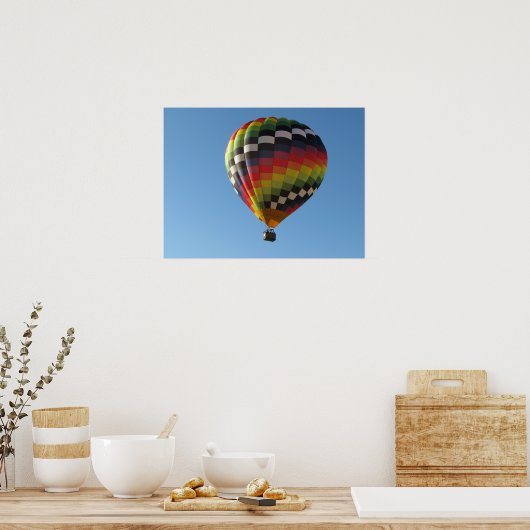 Heißluftballon 2 poster (Küche)