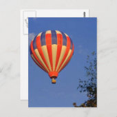 Heißluftballon (7) postkarte (Vorne/Hinten)