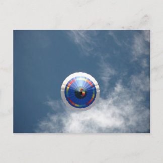 Heißluftballon Akzent Postkarte