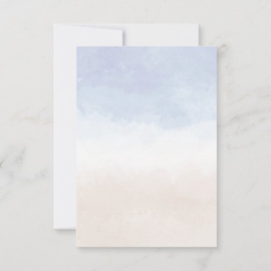 Heißluftballon Anchor Kinderdusche Wasserfarbe Dankeskarte (Rückseite)