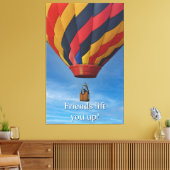 Heißluftballon auf Leinwand (Insitu (Wohnzimmer))