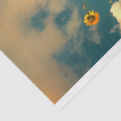 Heißluftballon aus Blume Decoupag Seidenpapier (Ausschnitt)