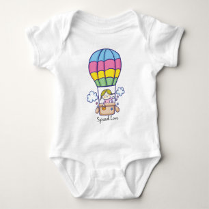 Heißluftballon Baby Strampler