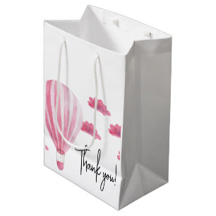 Heißluftballon Babydusche Danke Mittlere Geschenktüte