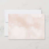 Heißluftballon Babydusche Dankeskarte (Rückseite)