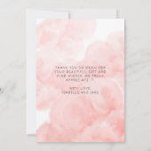 Heißluftballon Babydusche Dankeskarte (Rückseite)