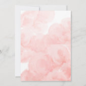 Heißluftballon Babydusche Einladung (Rückseite)