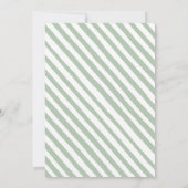 Heißluftballon Babydusche Einladung (Rückseite)