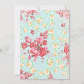 Heißluftballon Babydusche Einladung Einladung Lap (Rückseite)