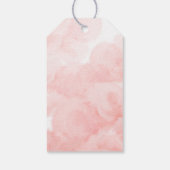 Heißluftballon Babydusche Geschenkanhänger (Rückseite)