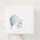 Heißluftballon - Babydusche Geschenkanhänger (Beispiel)