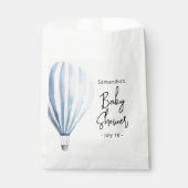 Heißluftballon - Babydusche Geschenktütchen (Vorderseite)