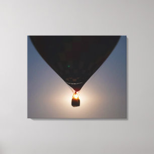 Heißluftballon, Ballon Fest, Olathe, Kansas, Sun Leinwanddruck