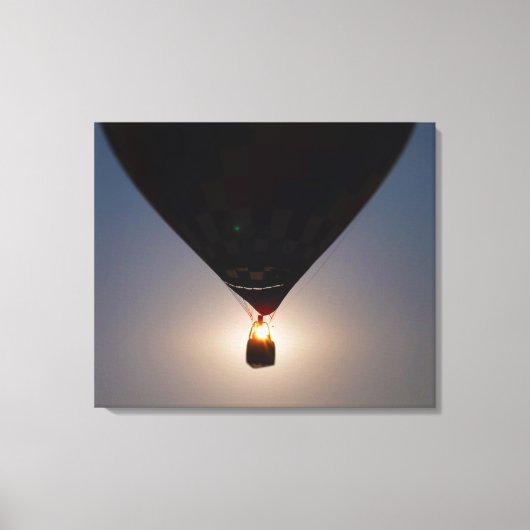 Heißluftballon, Ballon Fest, Olathe, Kansas, Sun Leinwanddruck (Vorderseite)