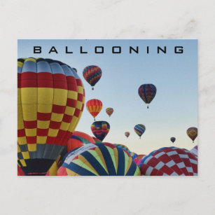 Heißluftballon - Ballooning Postkarte