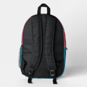 Heißluftballon  bedruckter rucksack (Rückseite)