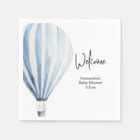 Heißluftballon Begrüßung Babydusche