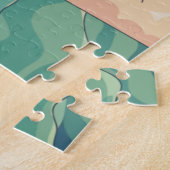 Heißluftballon-Bergabenteuer Puzzle (Seite)