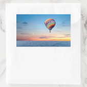 Heißluftballon-Bild für Rectangle-Sticker Rechteckiger Aufkleber (Tasche)