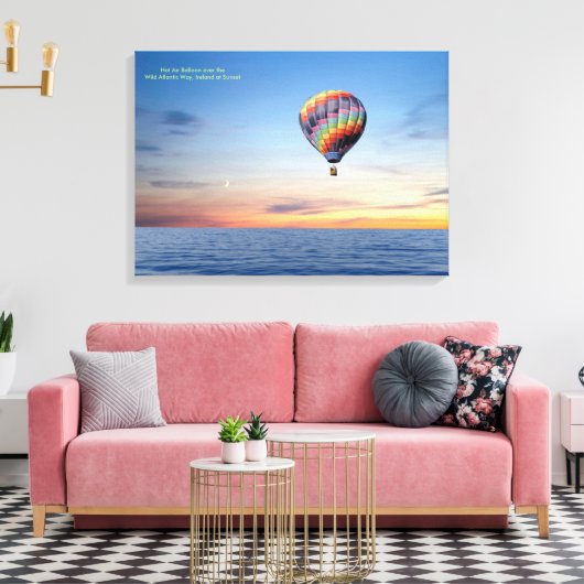 Heißluftballon-Bild für überzogene Leinwand (Insitu (Wohnzimmer))
