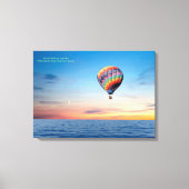 Heißluftballon-Bild für überzogene Leinwand (Vorderseite)