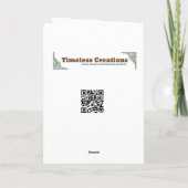 Heißluftballon Birthday Karte (Rückseite)