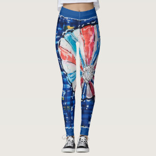 Heißluftballon Blauer Himmel Leggings
