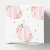 Heißluftballon Blush Pink Foto Vielen Dank Geschenkschachtel (Oben)