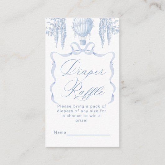 Heißluftballon Bogen Schleppkarte Begleitkarte (Vorderseite)