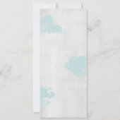 Heißluftballon-Brautparty Einladung (Rückseite)