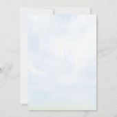 Heißluftballon Bridal Dusche Einladung (Rückseite)