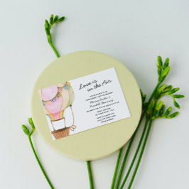 Heißluftballon Bridal Einladung