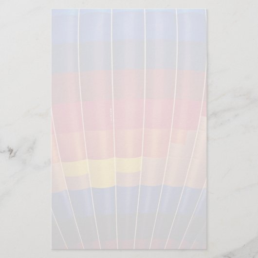 Heißluftballon Briefpapier (Vorderseite)