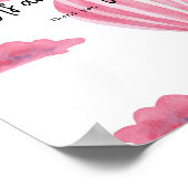 Heißluftballon - Bücherkarten und -geschenke Poster (Ecke)