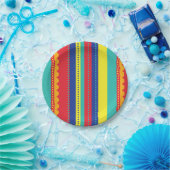 Heißluftballon Bunte Geburtstagsparty Pappteller (Party)