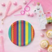 Heißluftballon Bunte Geburtstagsparty Pappteller (Party)