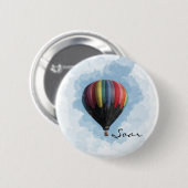 Heißluftballon Button (Vorne & Hinten)
