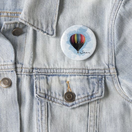 Heißluftballon Button (Beispiel)