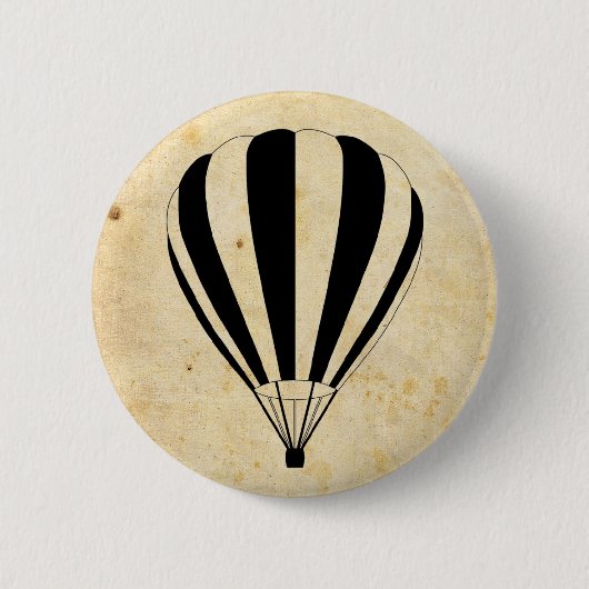 Heißluftballon Button (Vorderseite)
