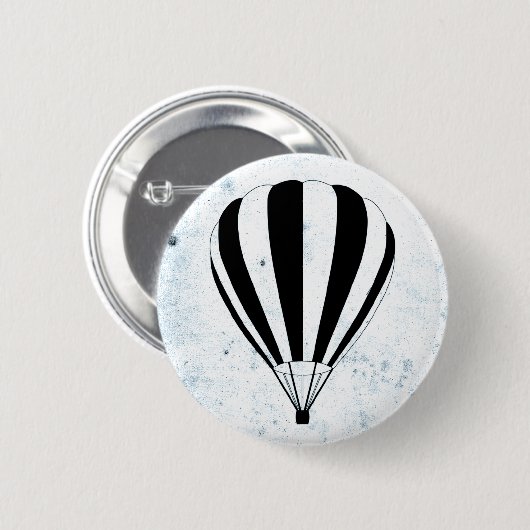 Heißluftballon Button (Vorne & Hinten)